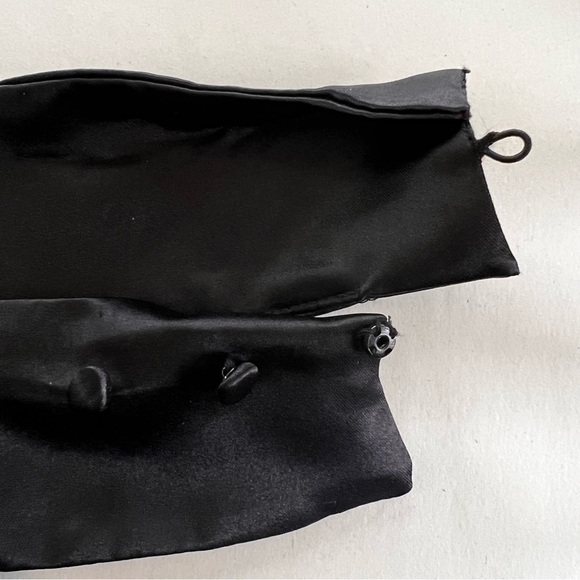 Zara Studio Black Halter Midi Dress Tuxedo Backless Size S W/flaw - Picture 9 of 10